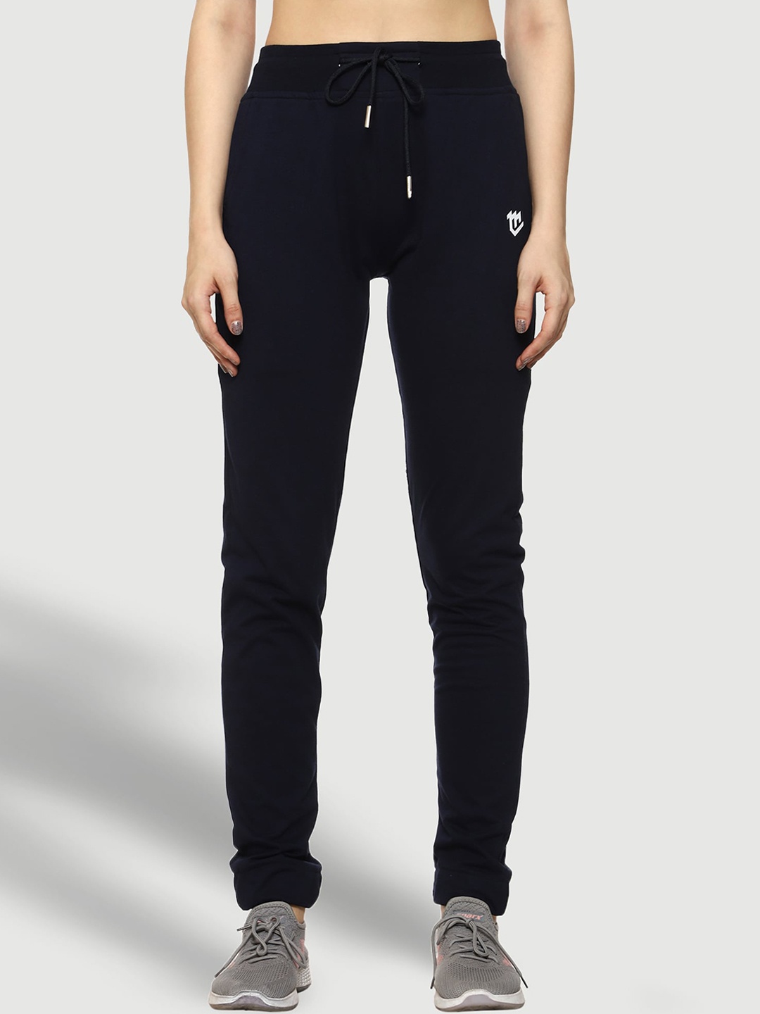 

Mark Leute Women Navy Blue Solid Joggers