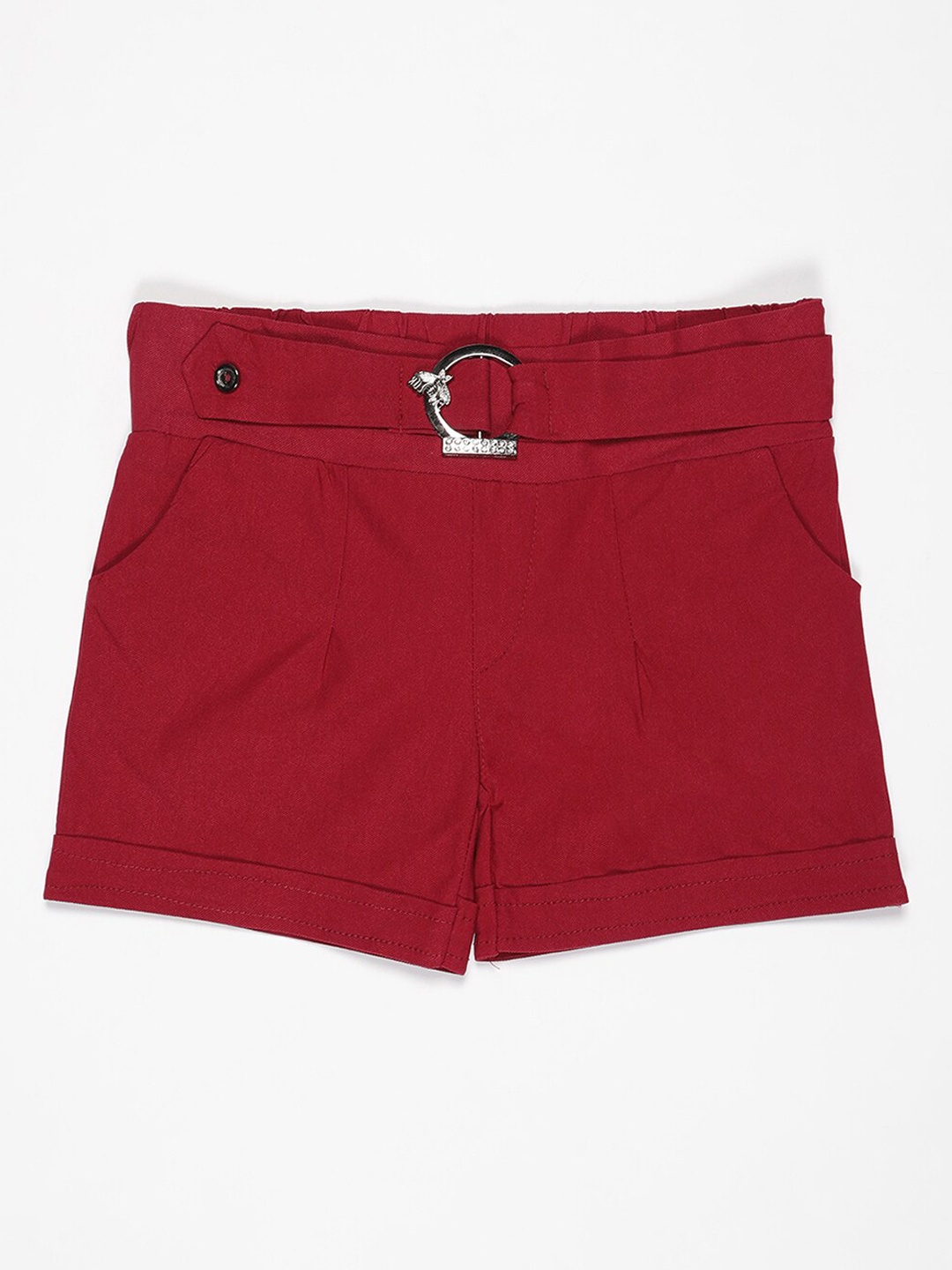 

V2 Value & Variety Girls Maroon Shorts