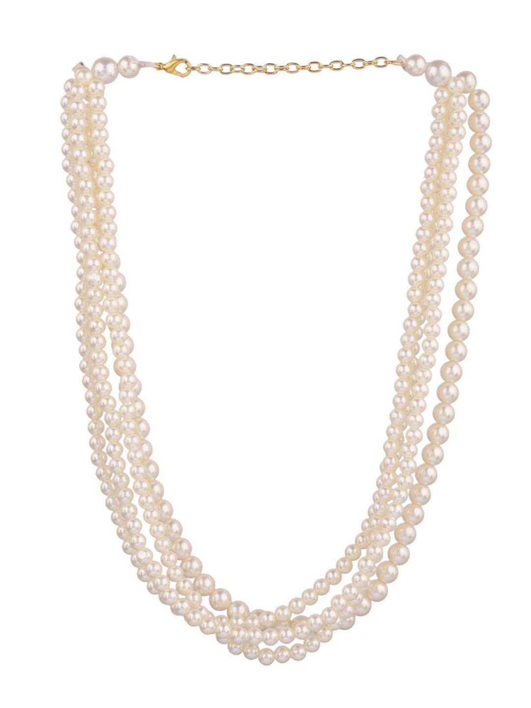

Efulgenz White Gold-Plated Antique Chain