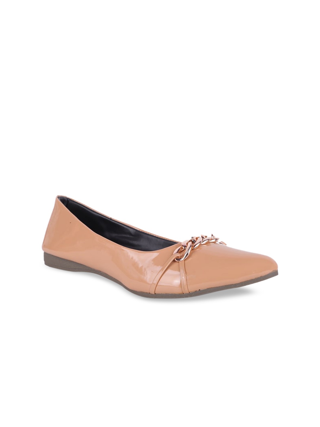 

FABBMATE Women Beige Ballerinas Flats