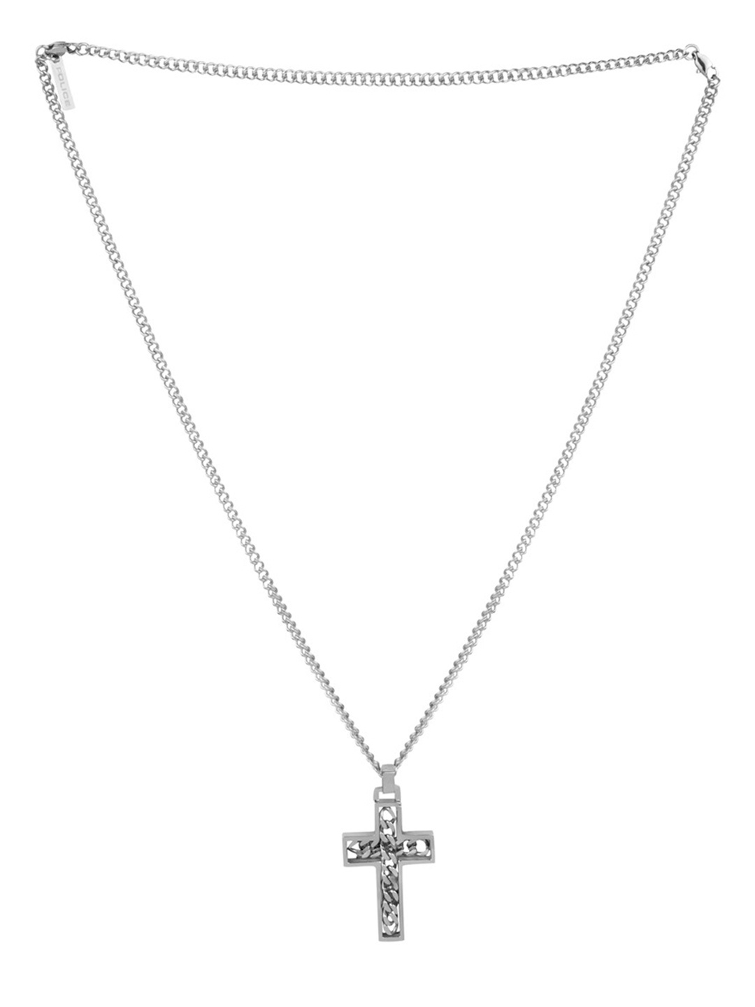 

Police Men Silver-Toned Necklace