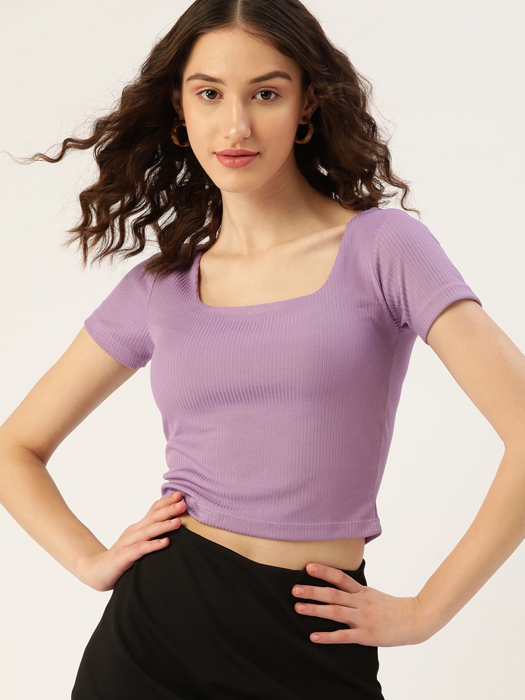 

DressBerry Lavender Solid Top