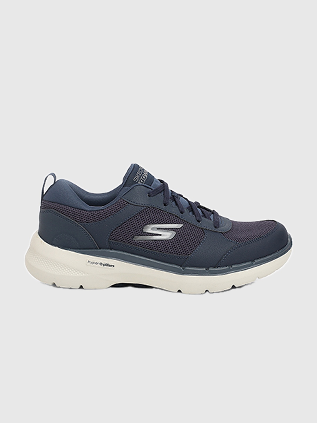 

Skechers Men Go Walk 6 - Compete Lace Up Shoes, Navy blue