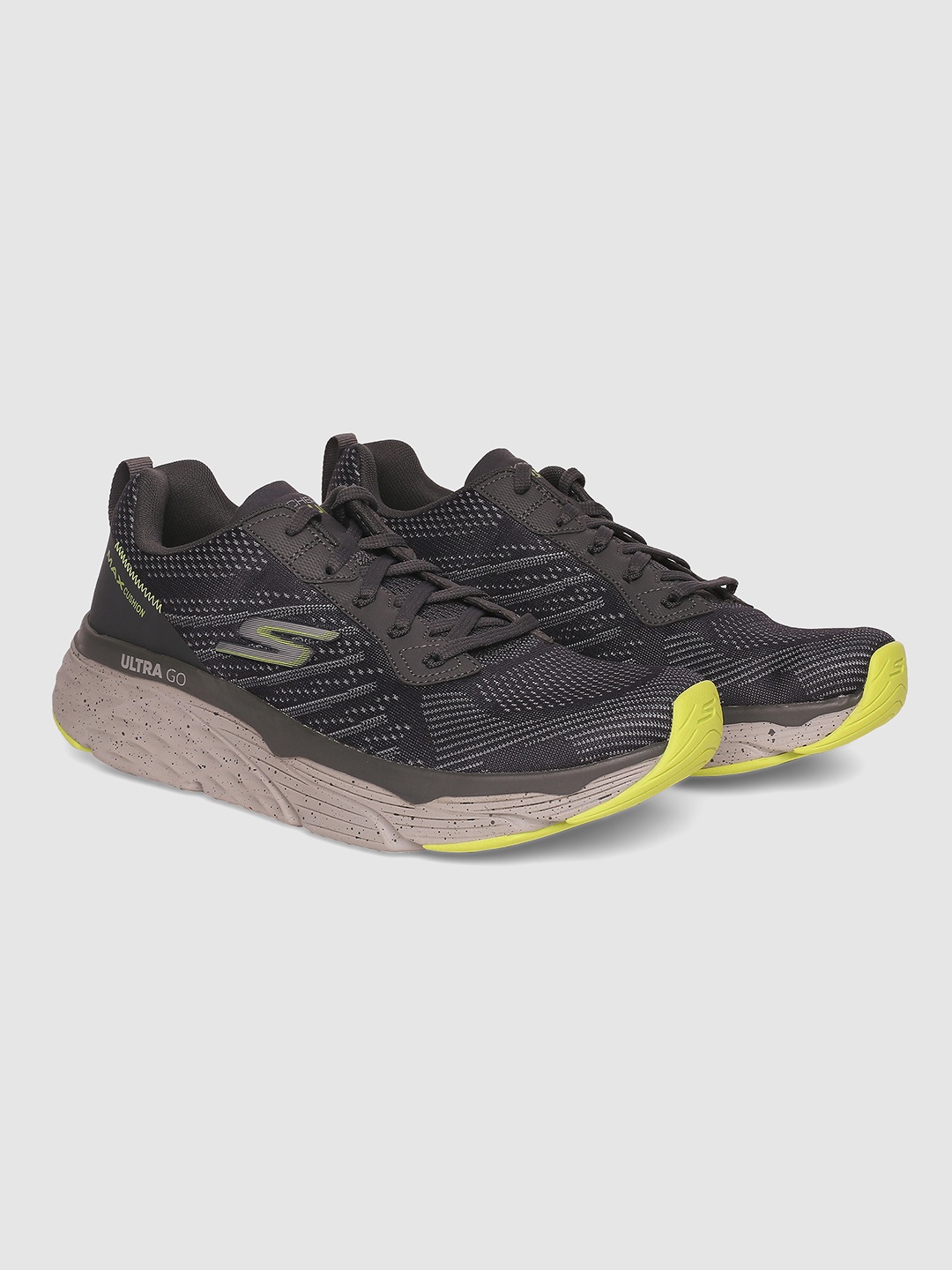 

Skechers Men Grey Mesh Running Non-Marking Shoes