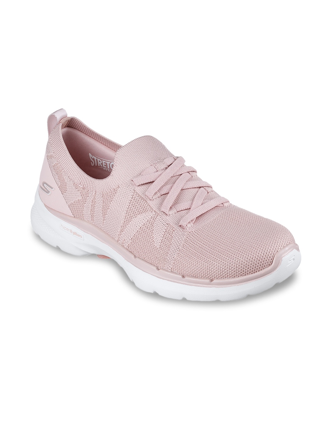 

Skechers Women Pink Mesh Walking Non-Marking Shoes