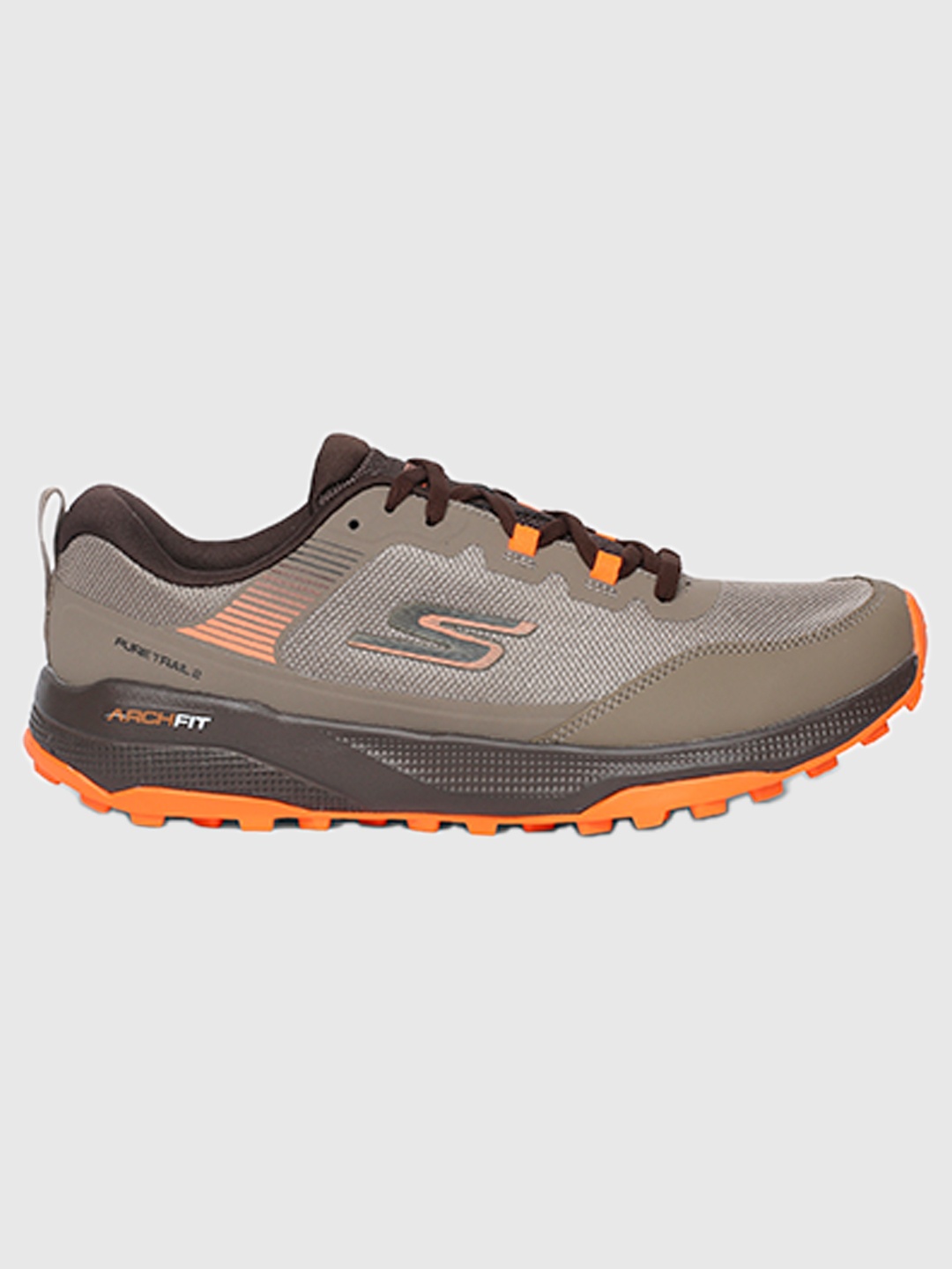 

Skechers GO RUN PURE TRAIL 2 Men Brown Sports Shoes