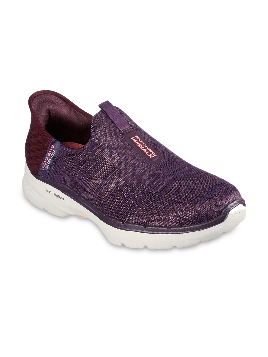 

Skechers Women Purple Mesh Walking Non-Marking Shoes