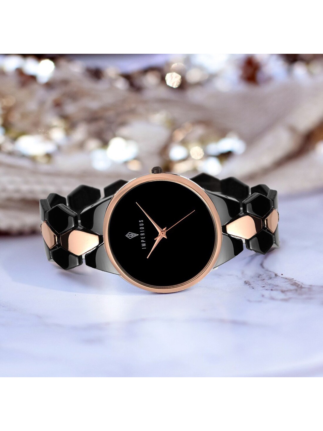 

Imperious- The Royal Way Women Dial & Bracelet Style Straps Analogue Watch IMP 1031_with_IMP- 144 Silver, Black