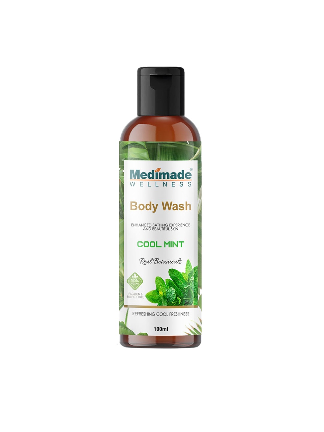 

Medimade Cool Mint Body Wash 100 ml, Green