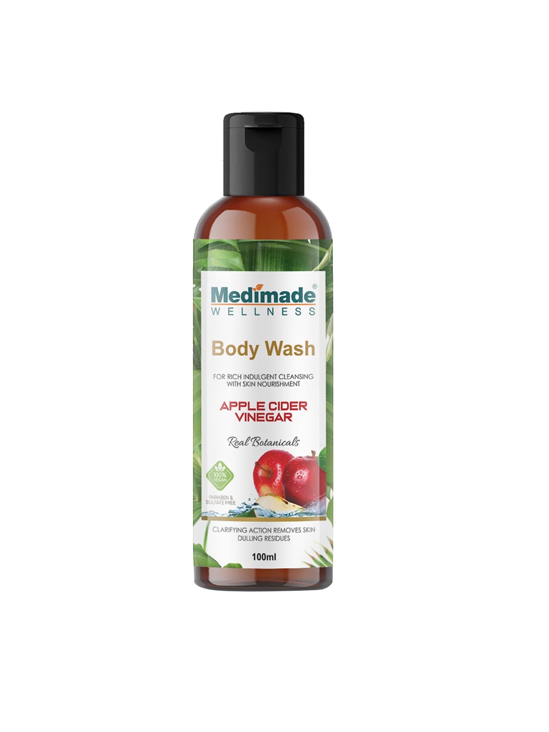 

Medimade Yellow Apple Cider Vinegar Body Wash 100 ML