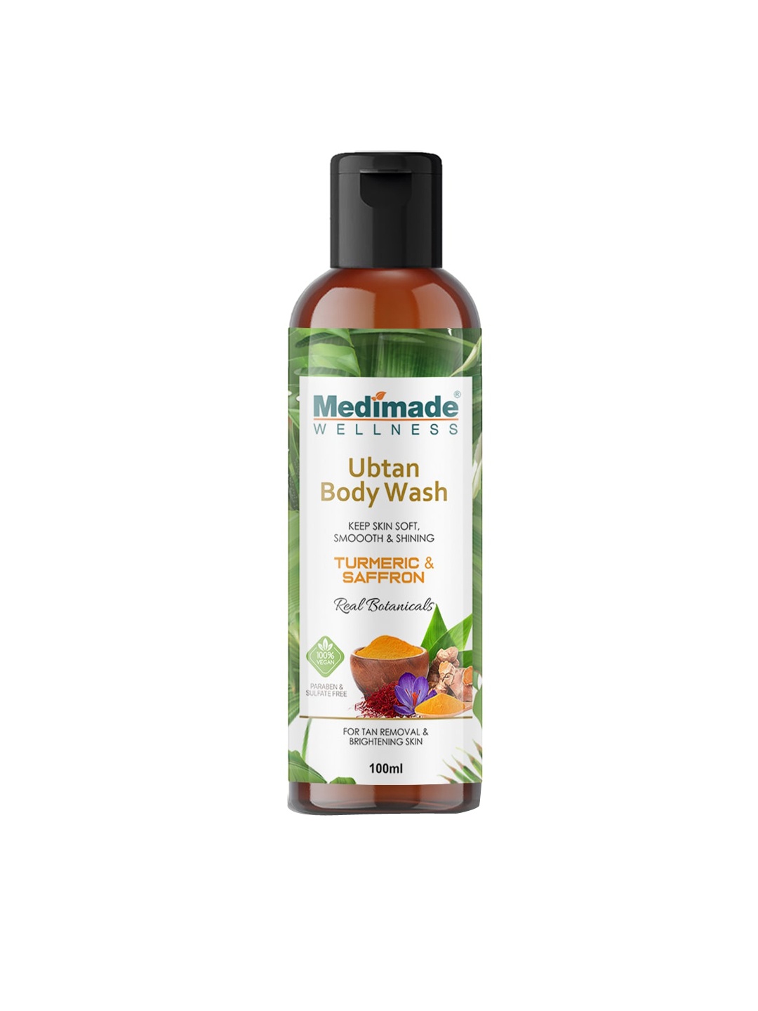 

Medimade Ubtan Body Wash with Turmeric & Saffron, Yellow