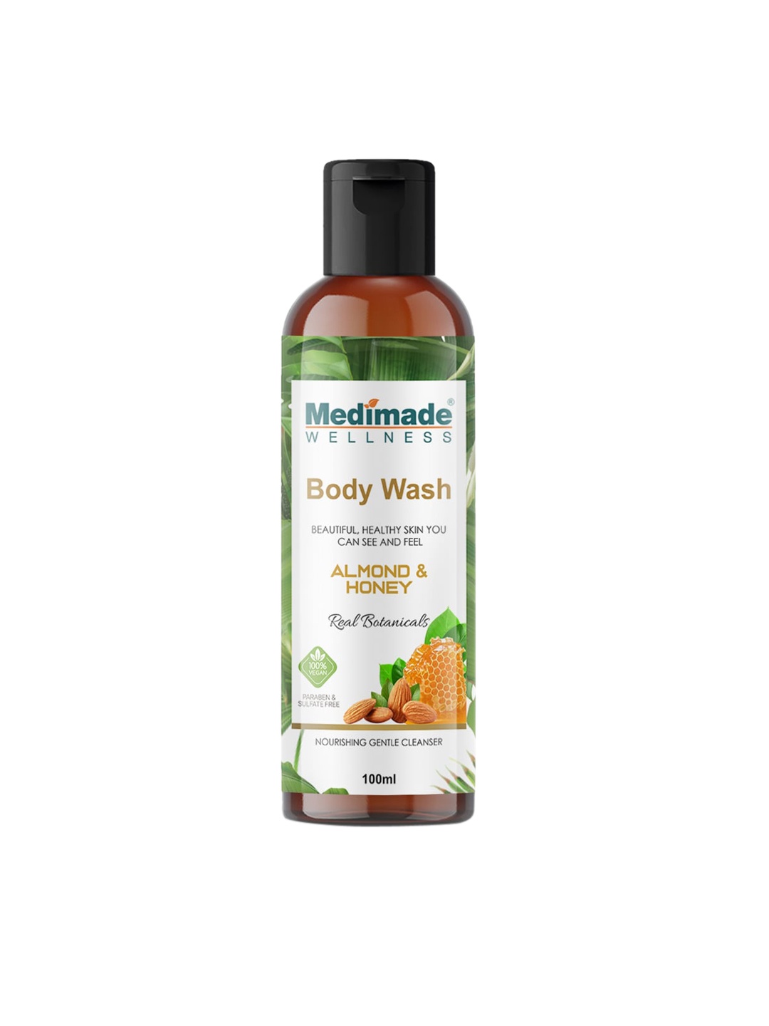 

Medimade Almond & Honey Body Wash 100 ml, Yellow