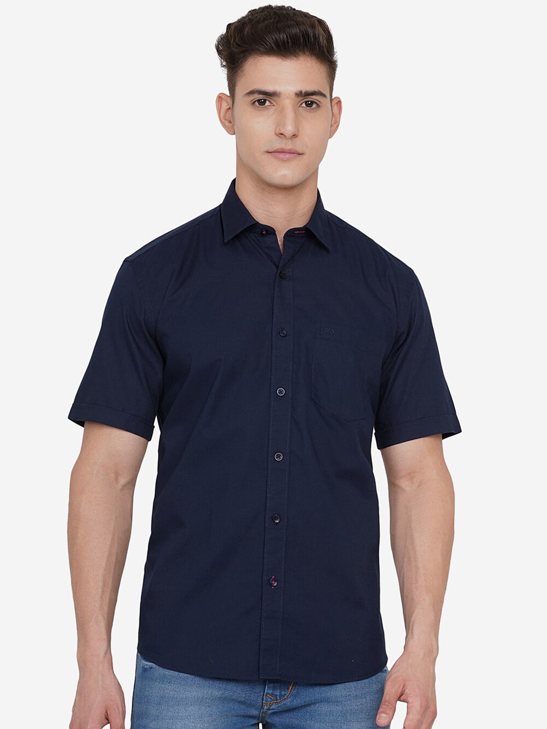 

JADE BLUE Men Custom Slim Fit Opaque Casual Shirt