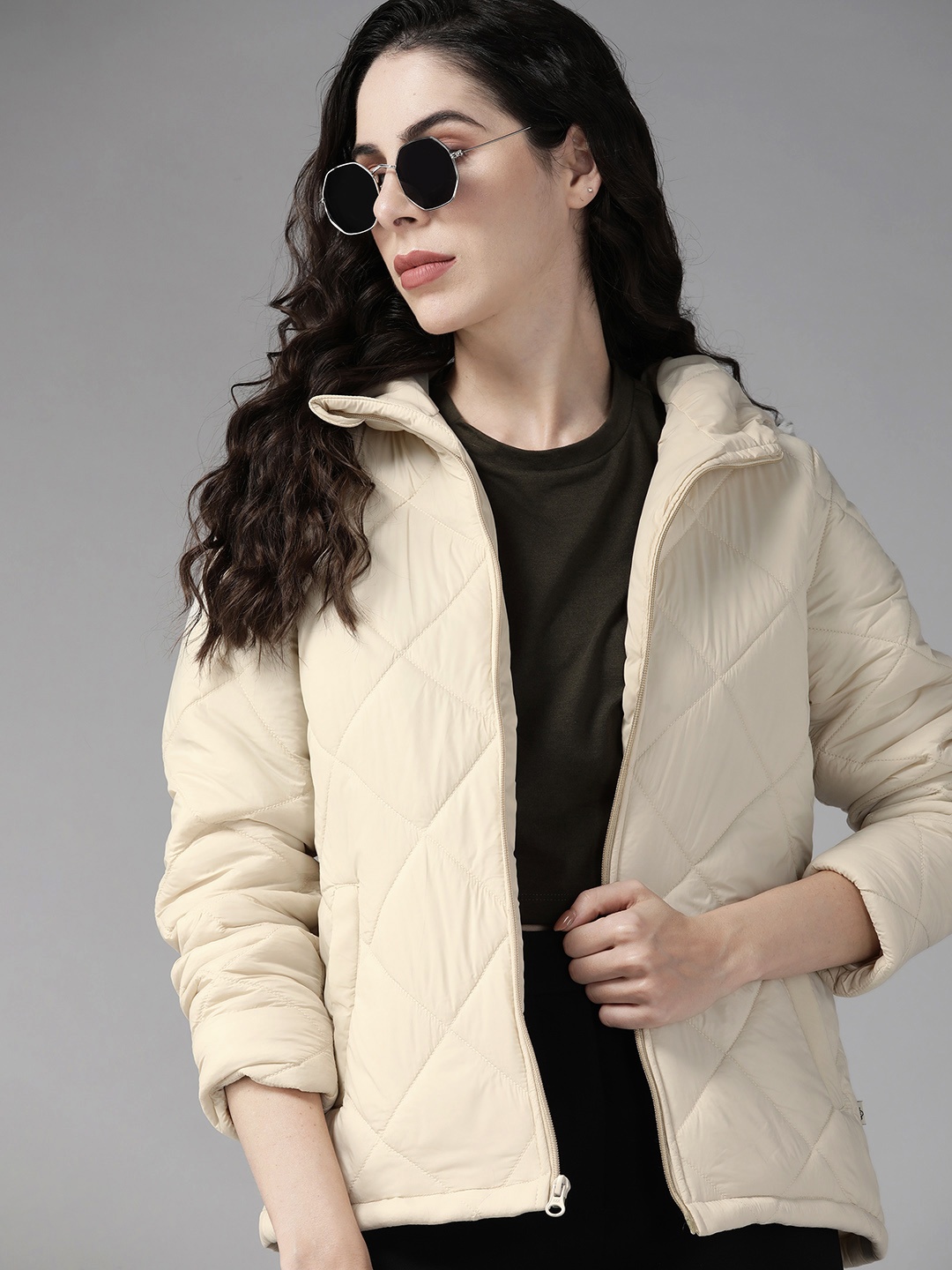

Roadster Women Beige Parka Jacket