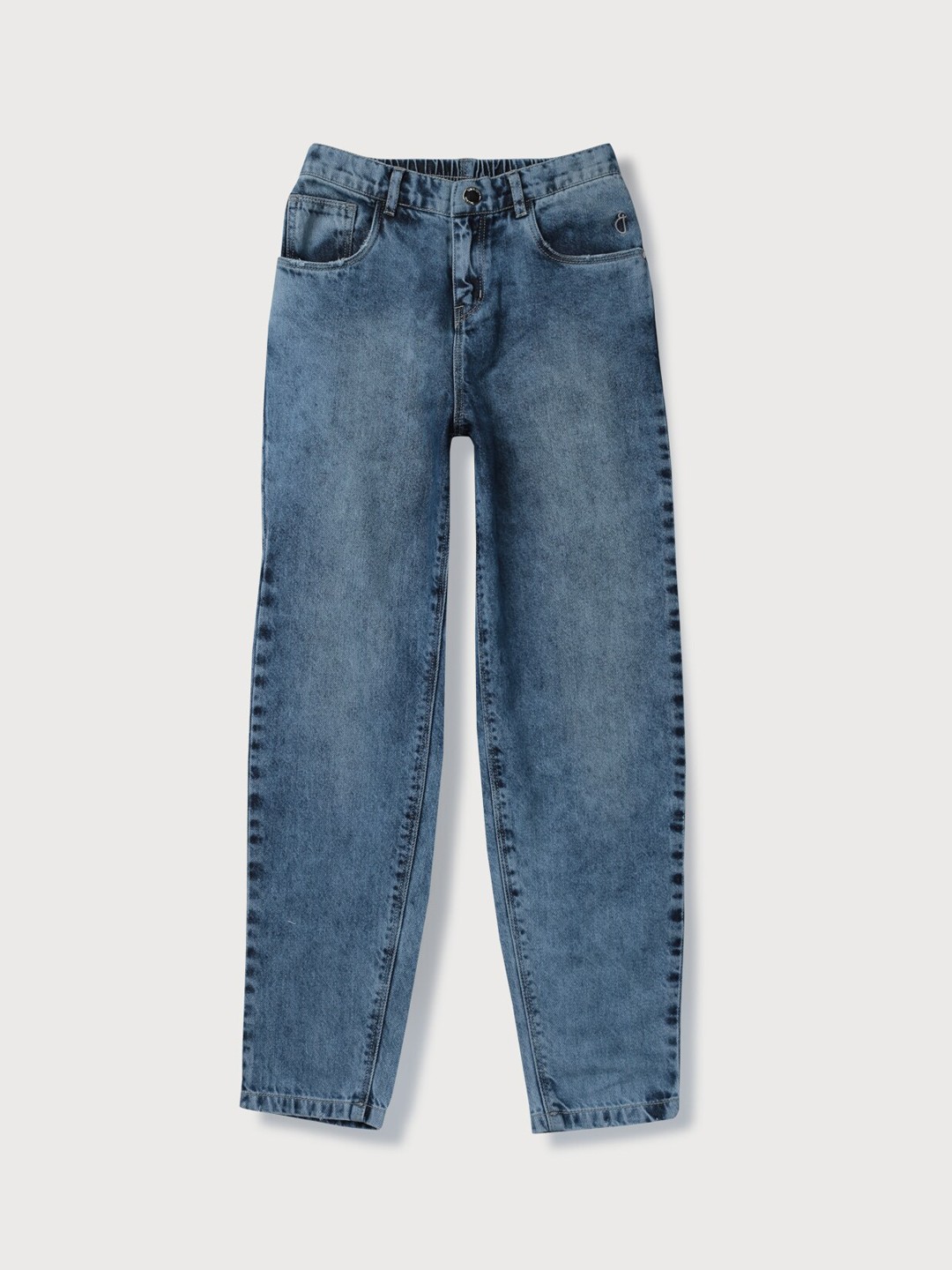 

Gini and Jony Girls Blue Heavy Fade Jeans