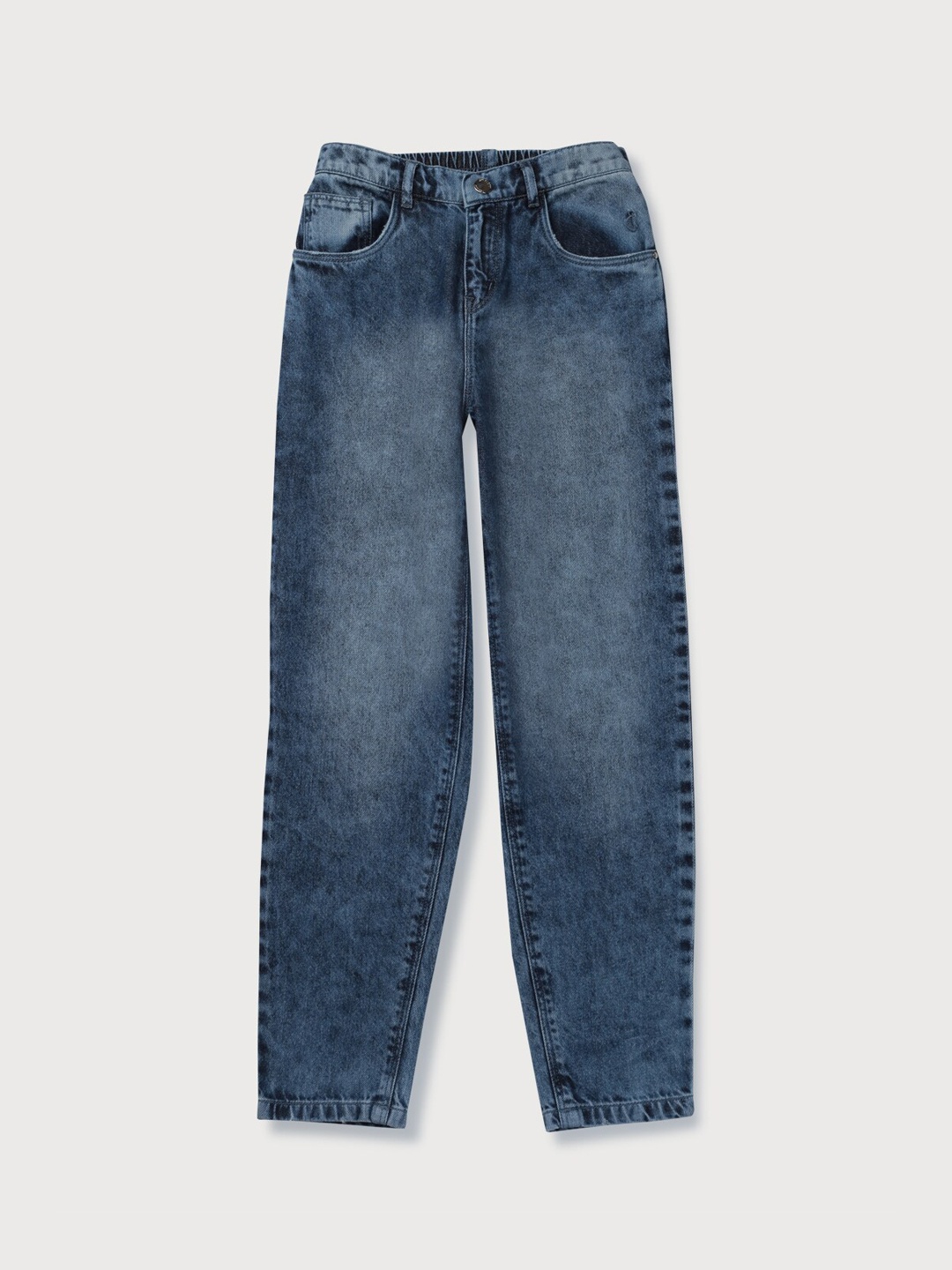 

Gini and Jony Girls Blue Heavy Fade Jeans