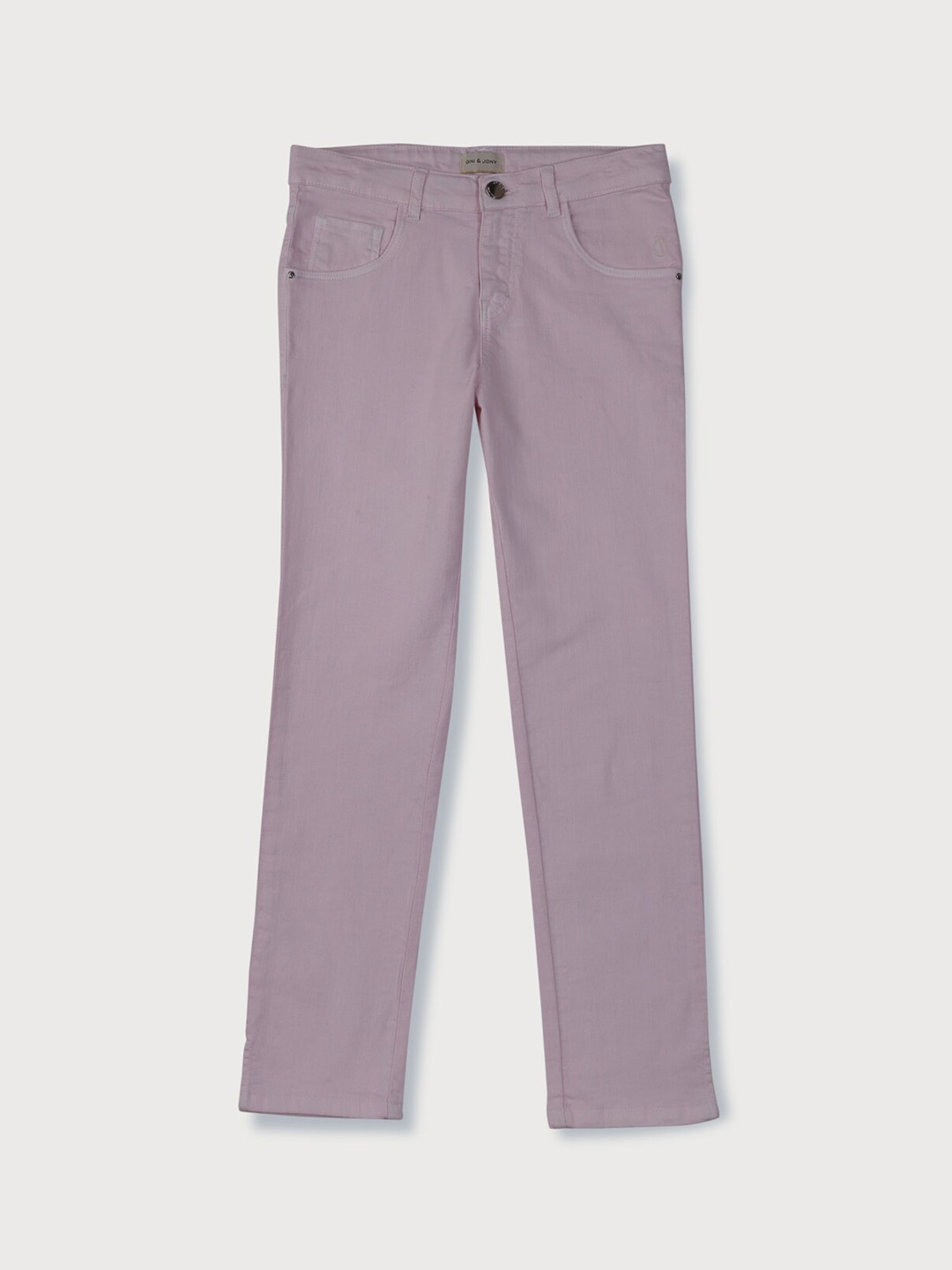 

Gini and Jony Girls Lavender Low Distress Jeans