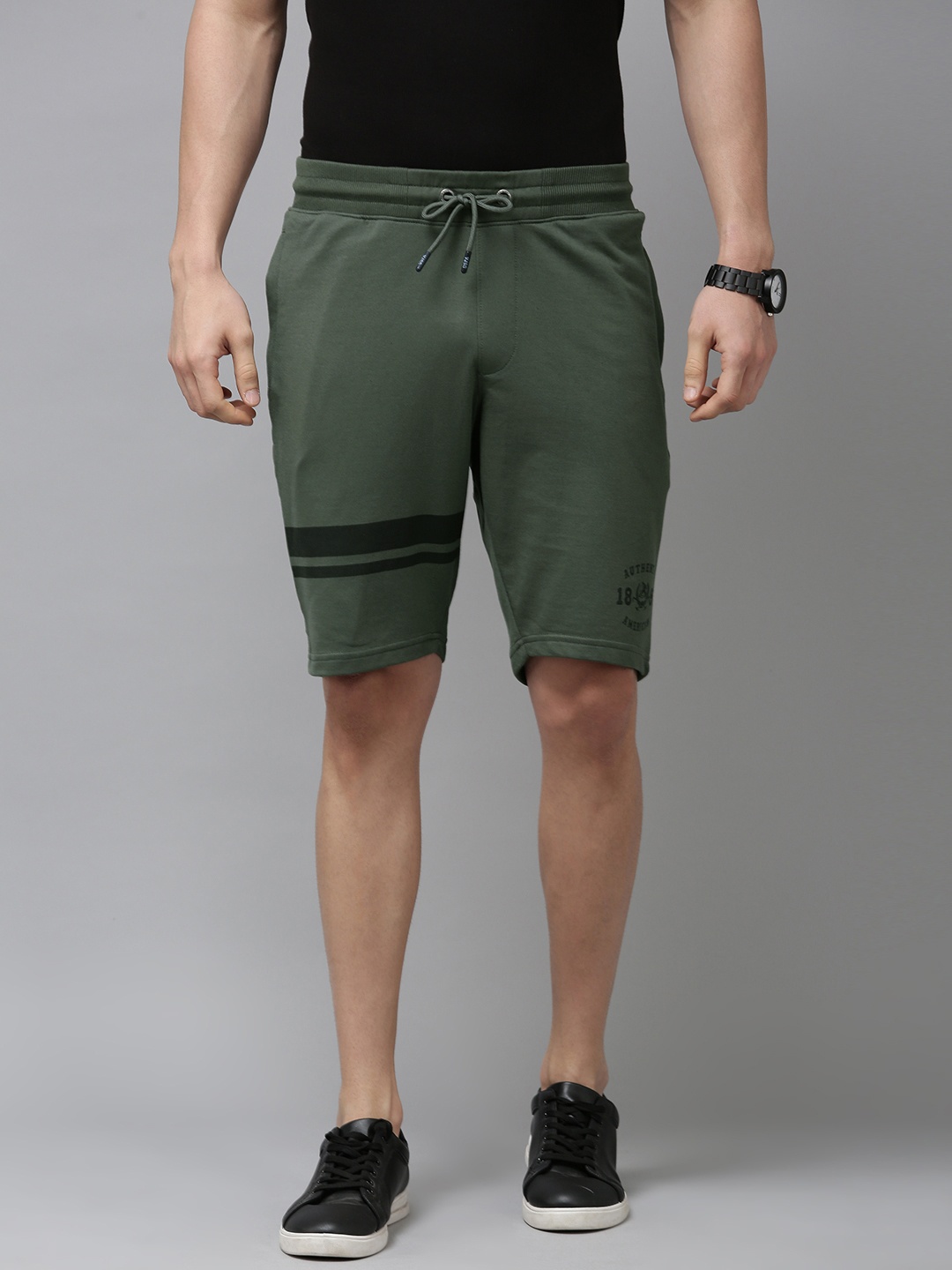 

U S Polo Assn Denim Co Men Olive Green Shorts