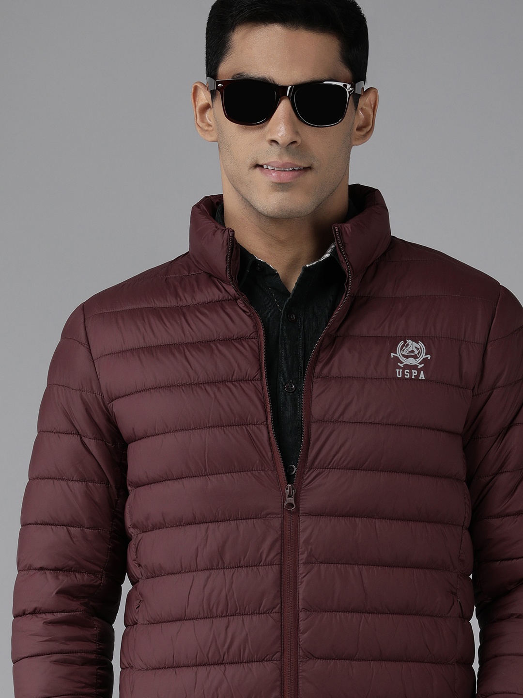

U S Polo Assn Men Maroon Puffer Jacket