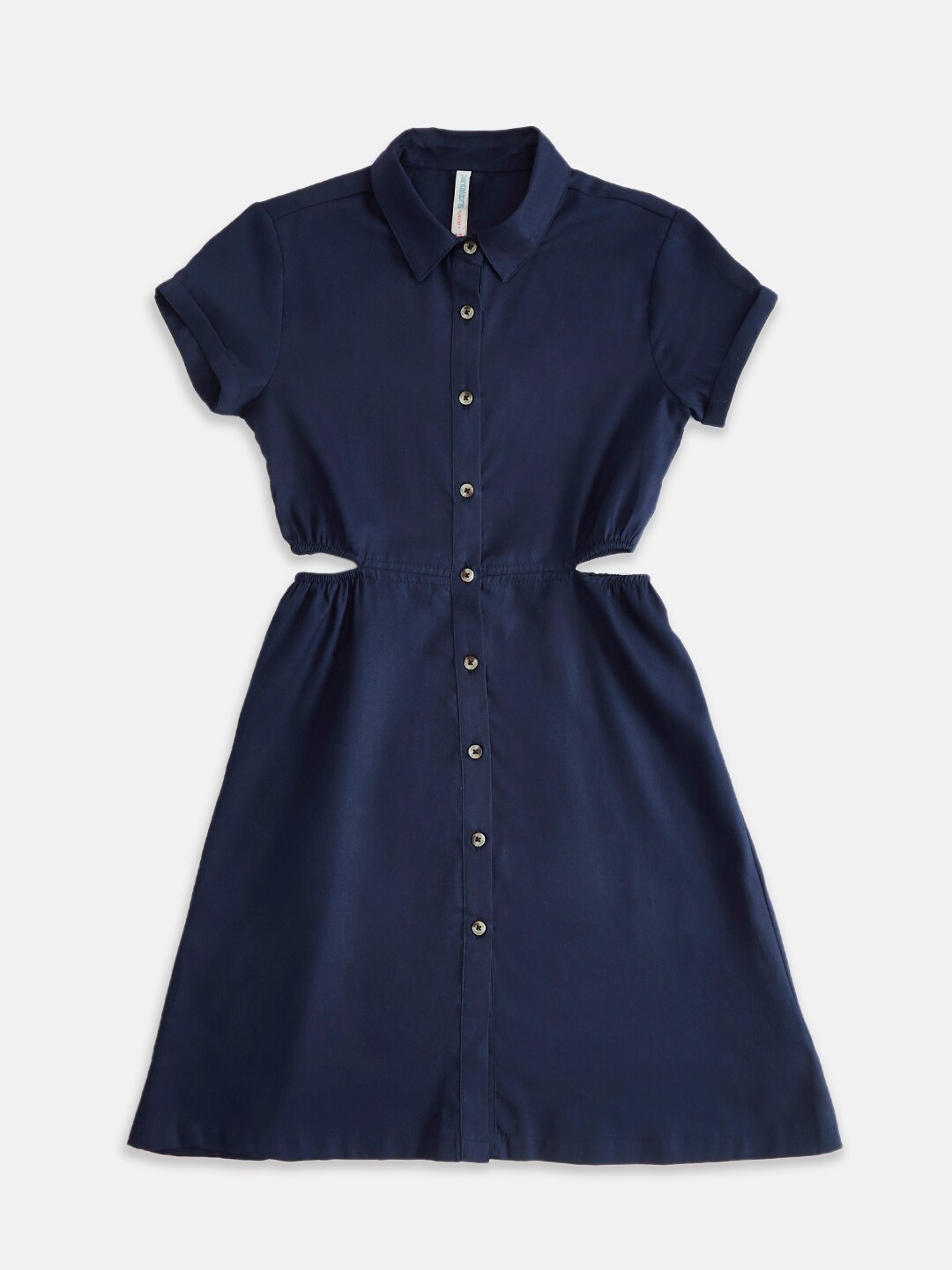 

Pantaloons Junior Navy Blue Shirt Dress