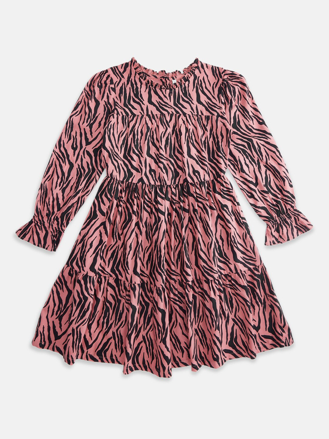 

Pantaloons Junior Pink Animal Dress