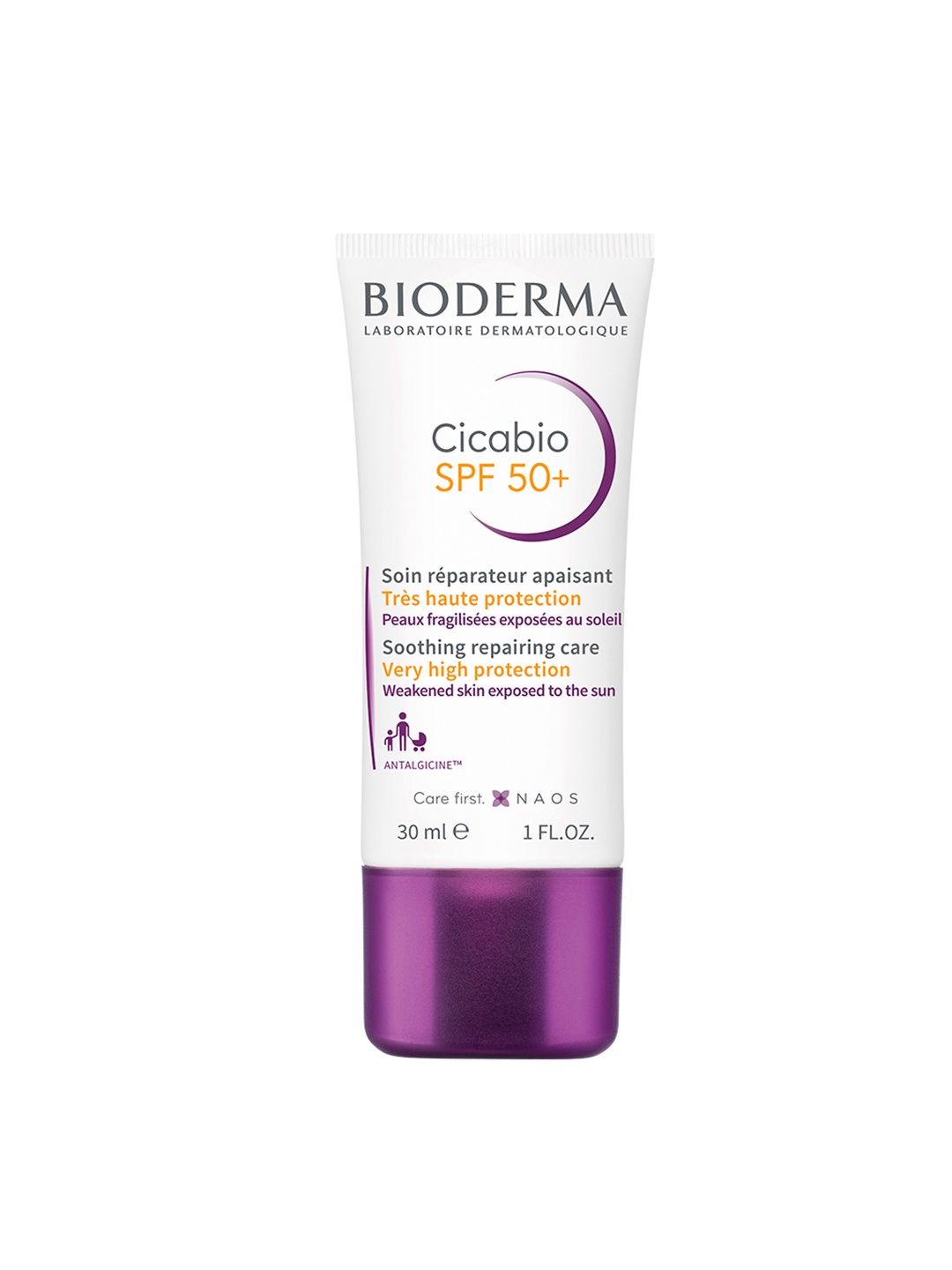 

BIODERMA Cicabio SPF 50+ Repairing Cream - 30 ml, White