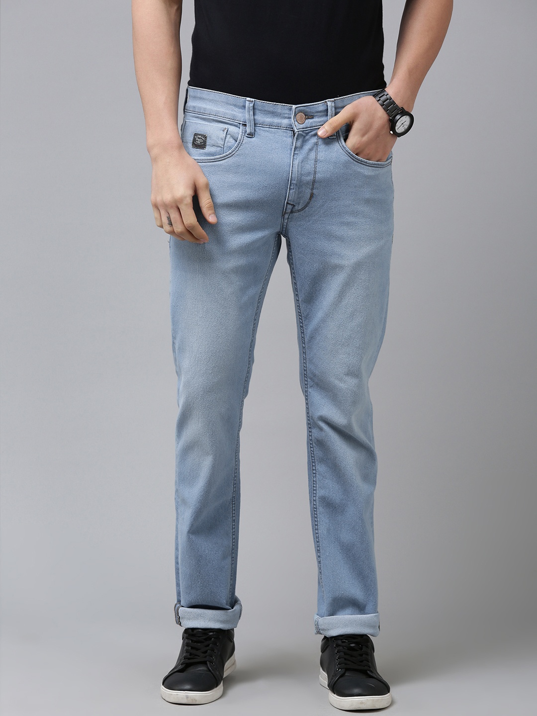 

U.S. Polo Assn. Denim Co. Men Blue Skinny Fit Light Fade Stretchable Jeans