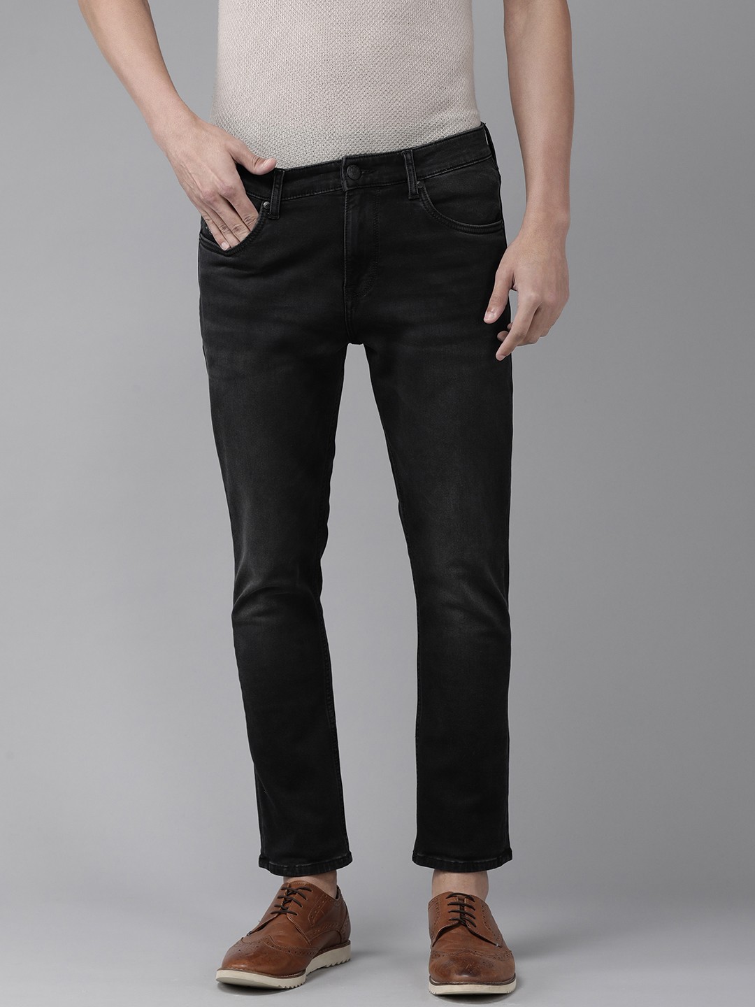 

U S Polo Assn Denim Co Men Black Stretchable Jeans