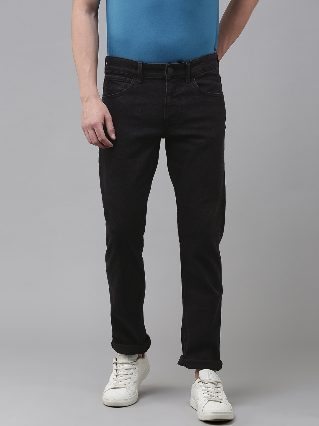 

U.S. Polo Assn. Denim Co. Men Black Slim Fit Stretchable Jeans