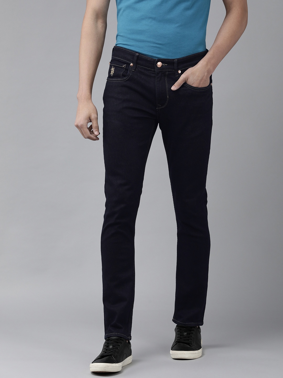 

U.S. Polo Assn. Denim Co. Men Blue Slim Fit Stretchable Jeans
