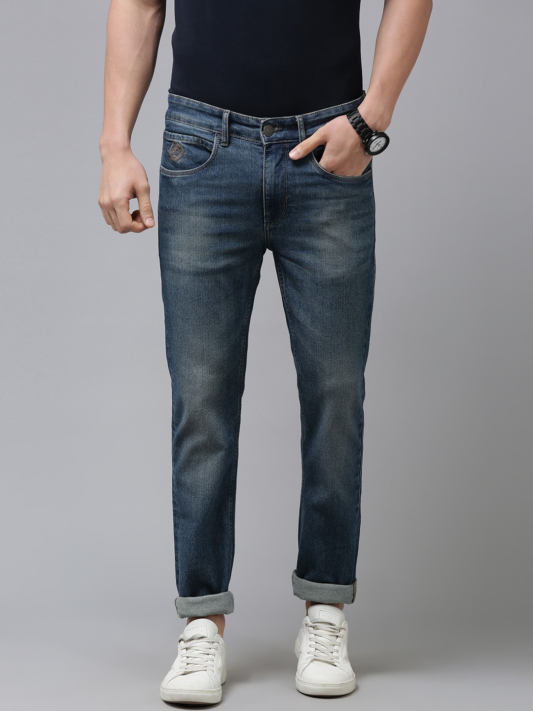 

U S Polo Assn Denim Co Men Blue Regallo Skinny Fit Light Fade Stretchable Jeans
