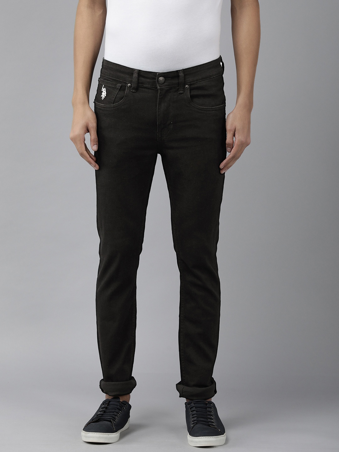 

U.S. Polo Assn. Denim Co. Men Black Skinny Fit Stretchable Jeans
