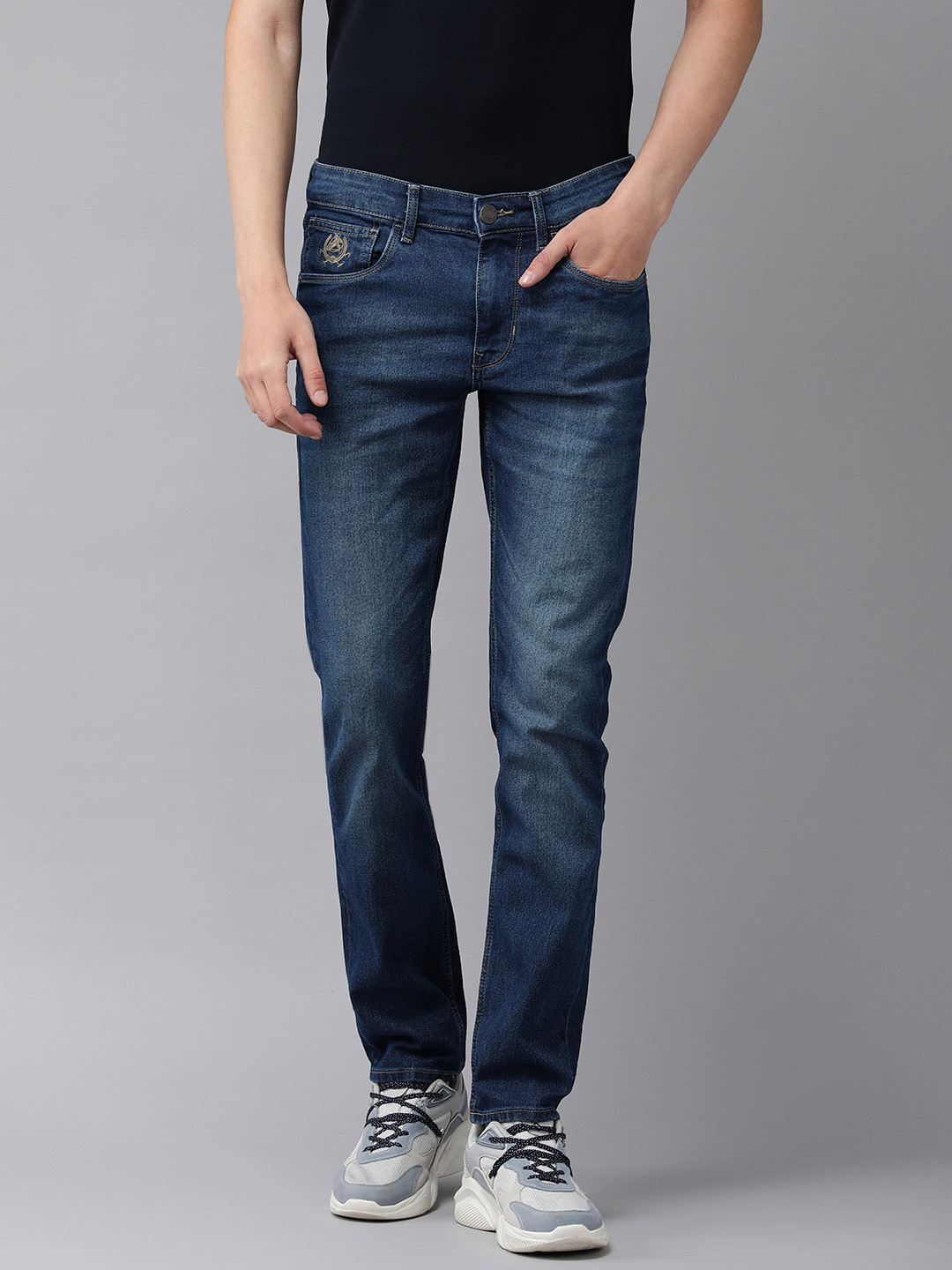 

U S Polo Assn Denim Co Men Blue Regallo Skinny Fit Light Fade Stretchable Jeans
