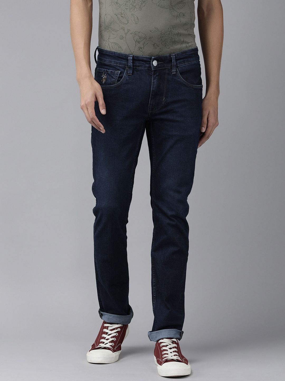 

U.S. Polo Assn. Denim Co. Men Blue Skinny Fit Stretchable Jeans