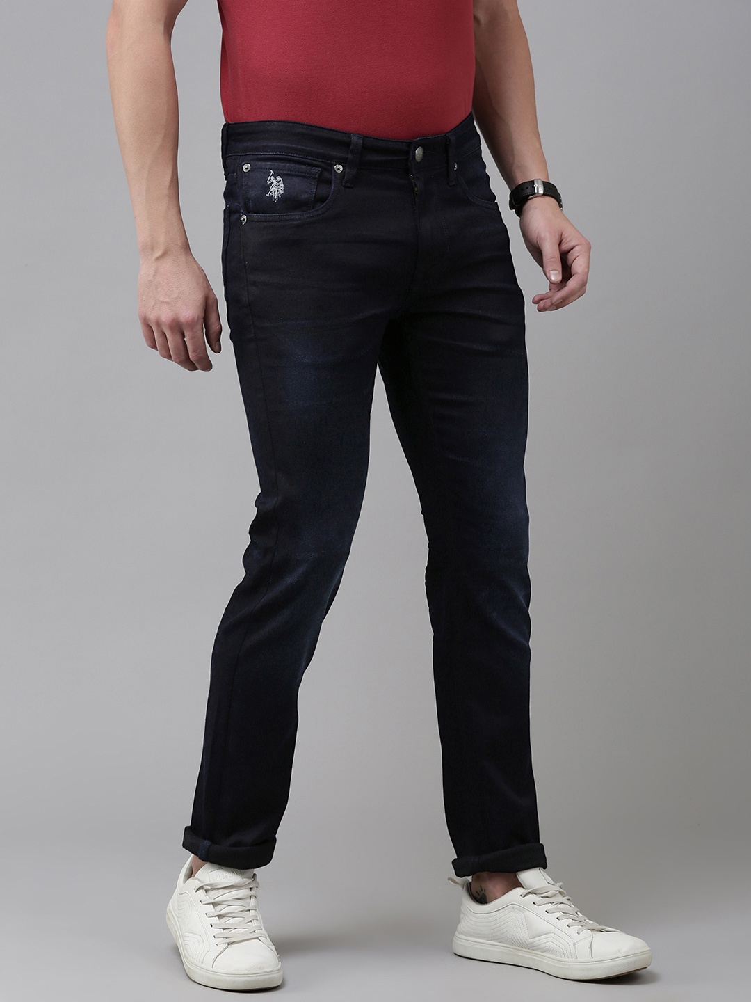 

U S Polo Assn Denim Co Men Blue Skinny Fit Stretchable Jeans