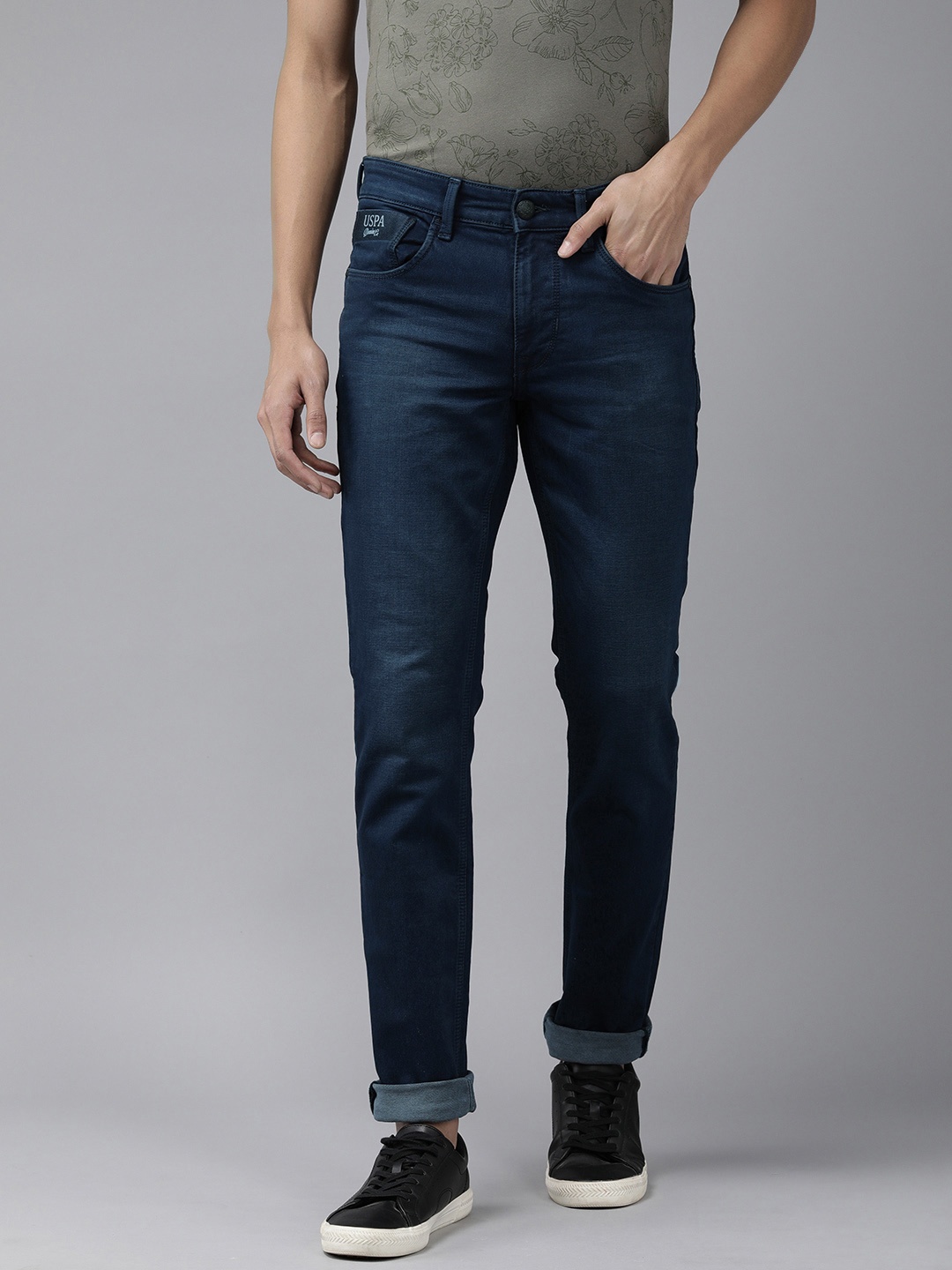 

U.S. Polo Assn. Denim Co. Men Blue Slim Fit Stretchable Jeans