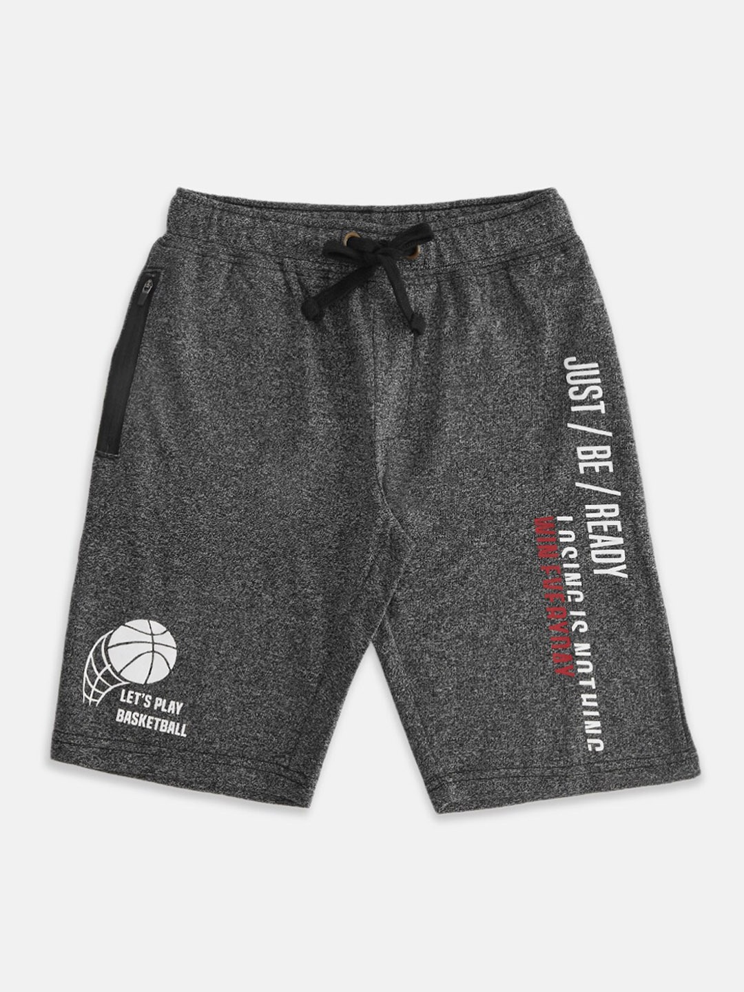 

Pantaloons Junior Boys Grey Melange Shorts