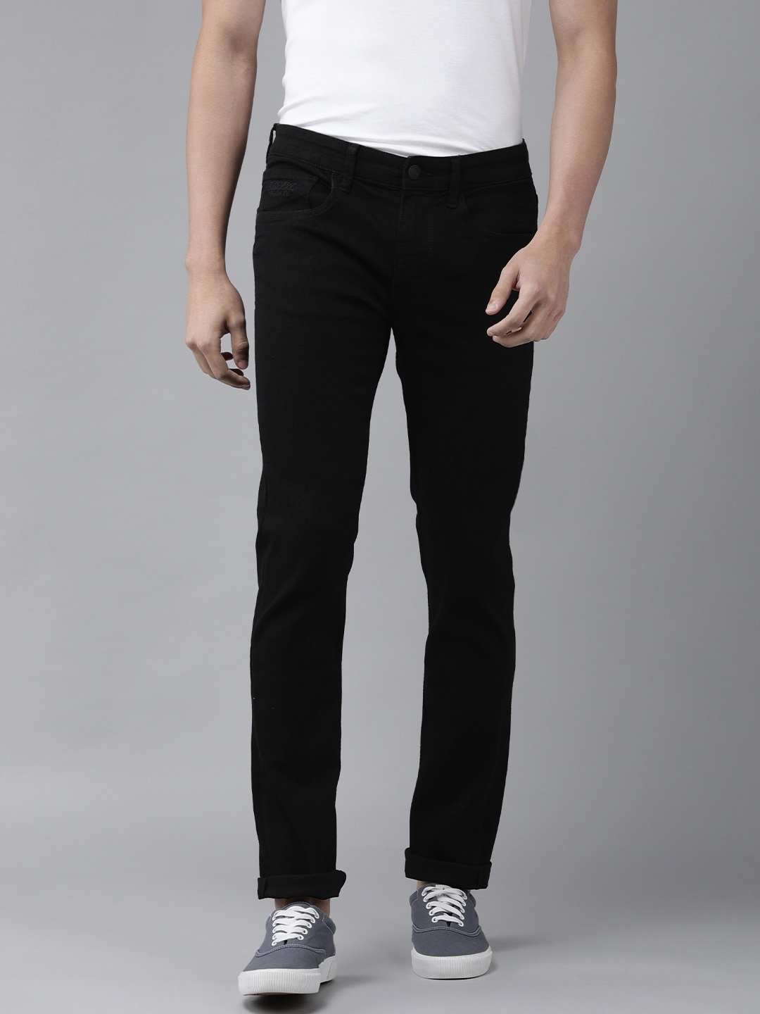 

U.S. Polo Assn. Denim Co. Men Black Skinny Fit Stretchable Jeans