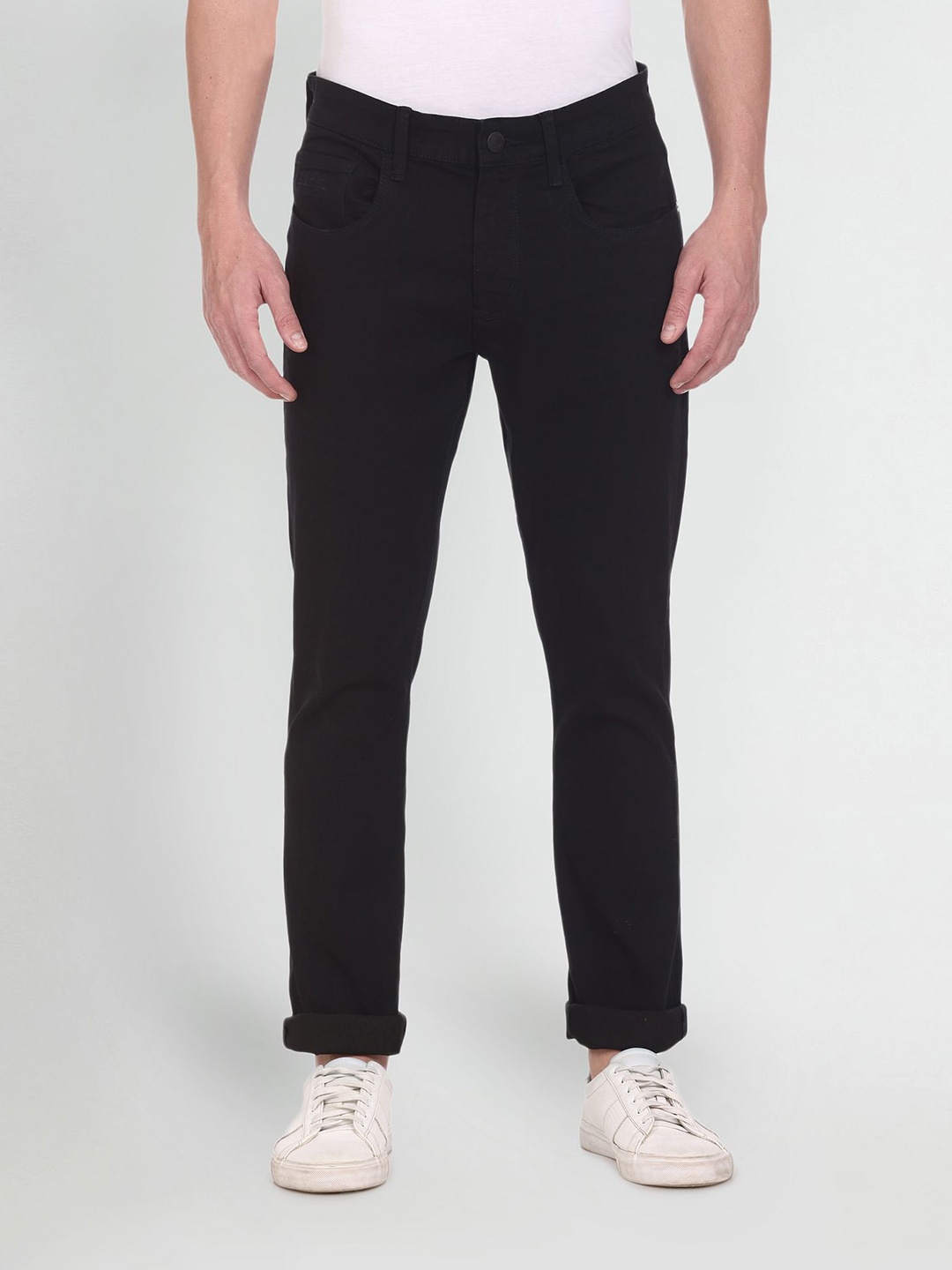 

U.S. Polo Assn. Denim Co. Men Black Slim Fit Stretchable Jeans