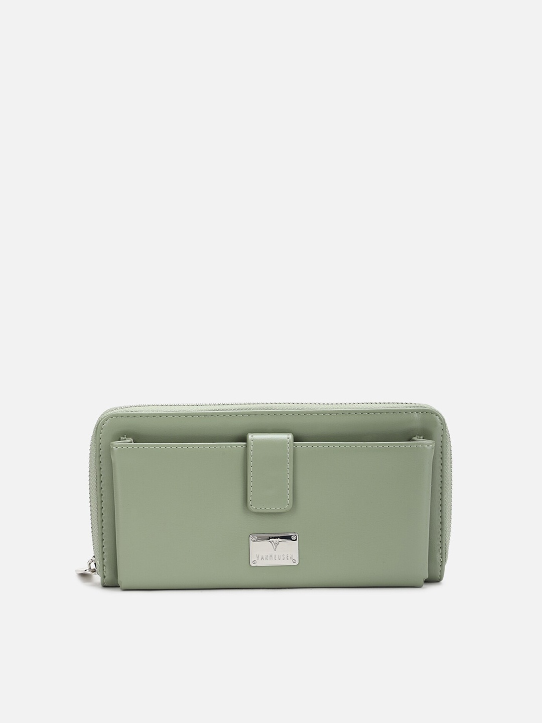 

Van Heusen Woman Women Green PU Zip Around Wallet