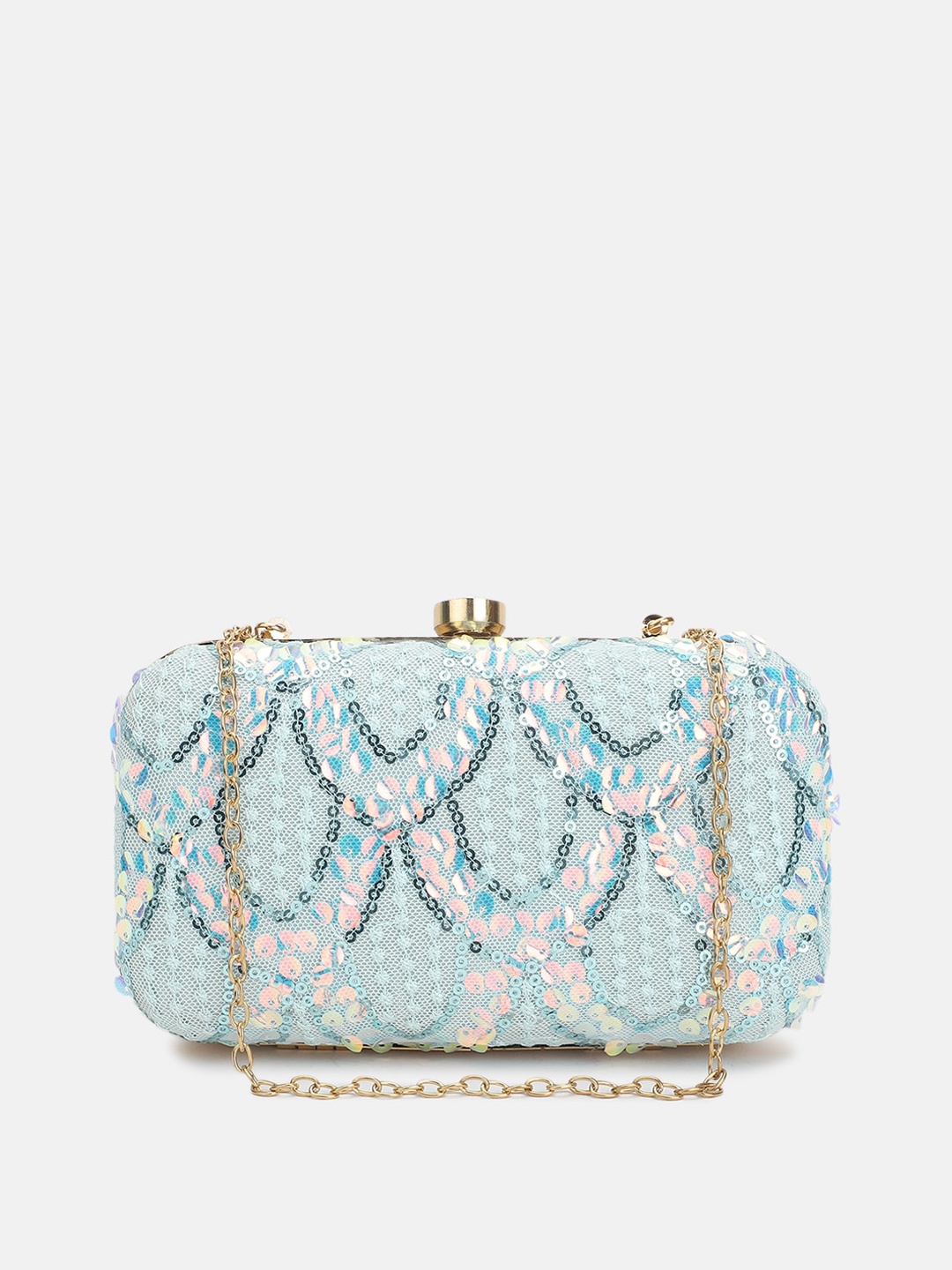 

FABBHUE Women Blue Clutches