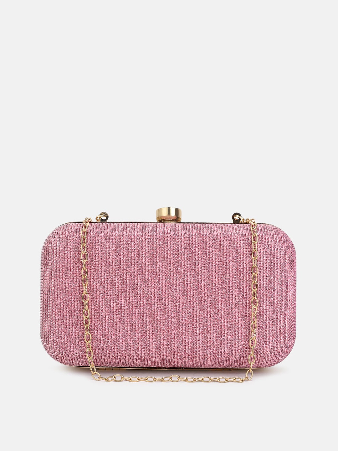 

FABBHUE Women Fuchsia Box Clutch