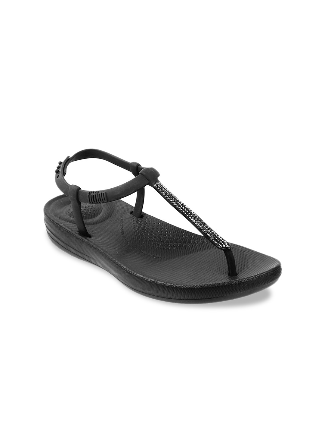 

fitflop Women Black Wedge Sandals