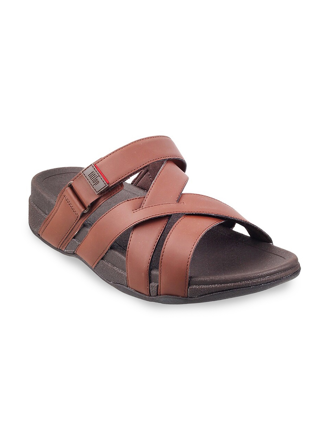 

fitflop Men Brown & Black Comfort Sandals