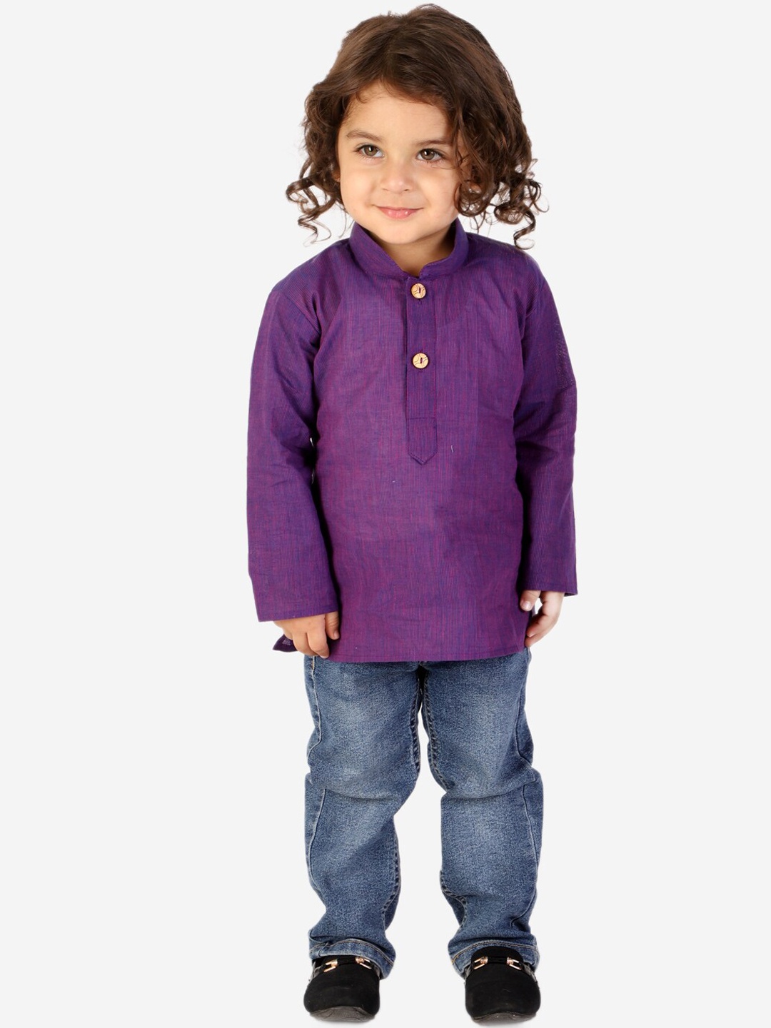 

KID1 Boys Purple Kurta