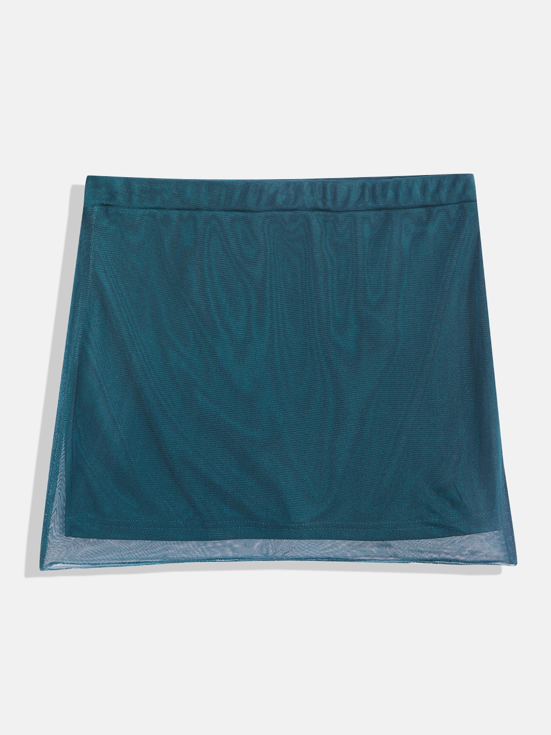 

DressBerry Teen Girls Straight Tulle Mini Skirt, Teal