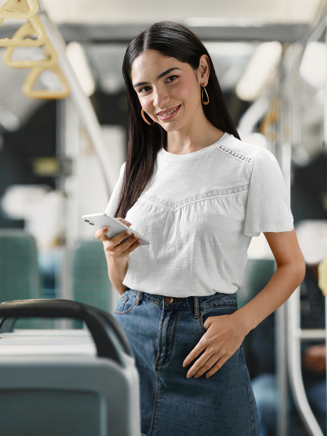 

Marks & Spencer Women White T-shirt