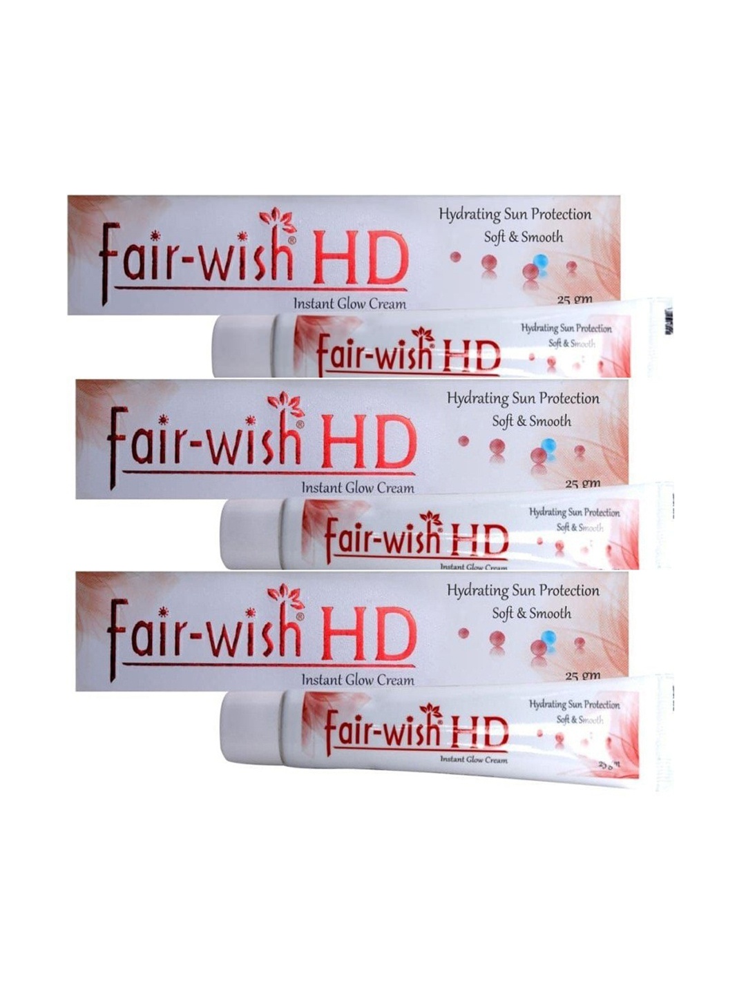 

Fair Wish Set of 3 Hydrating Sun Protection Soft & Smooth Instant Glow Cream - 25 g Each, White