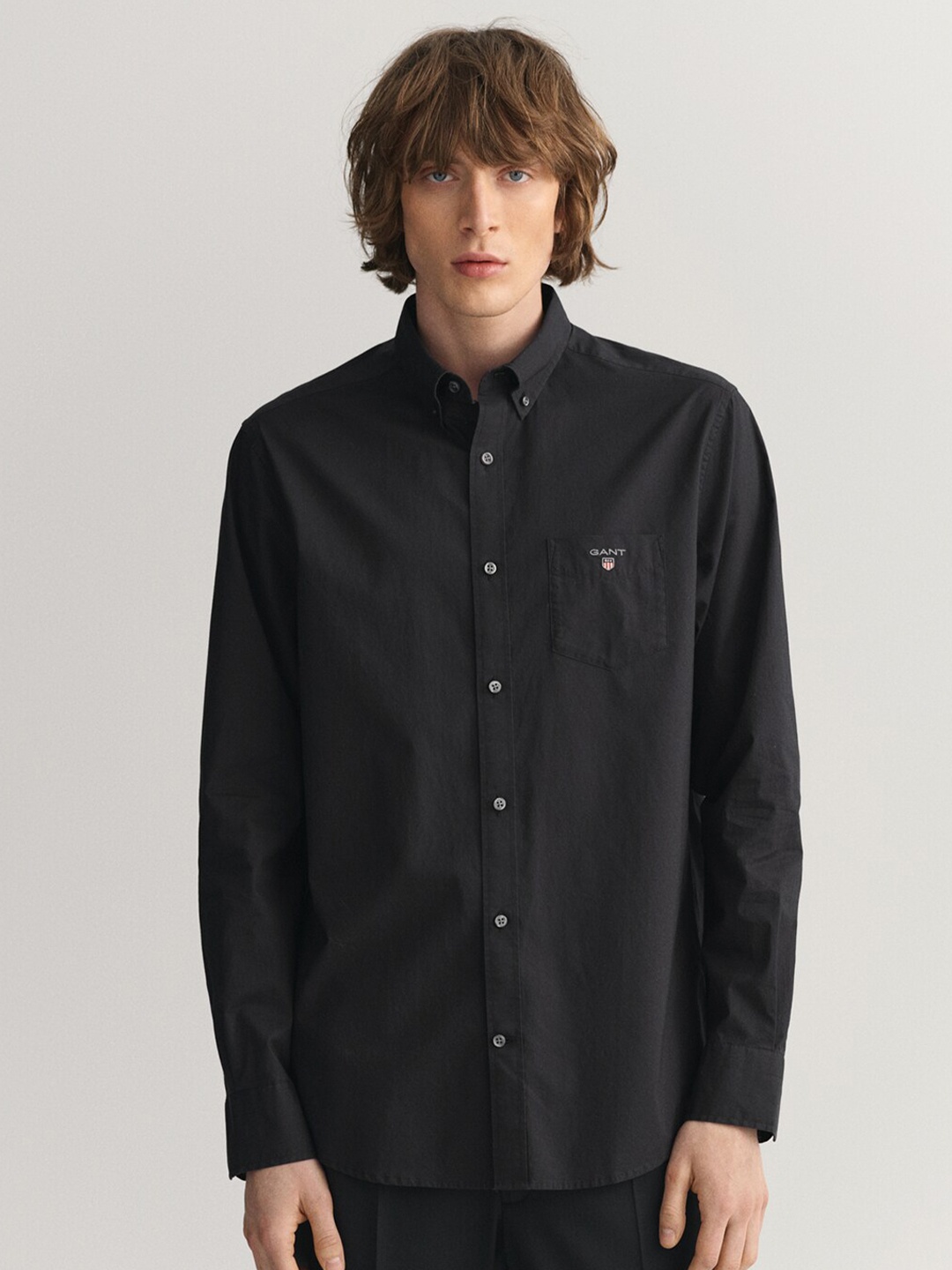 

GANT Men Black Classic Casual Shirt