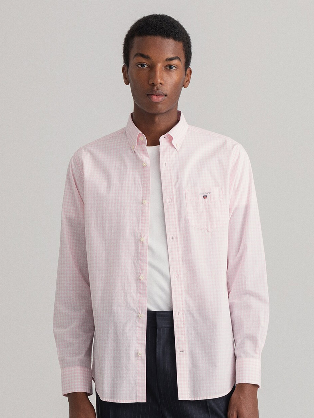 

GANT Men Pink Classic Striped Casual Shirt